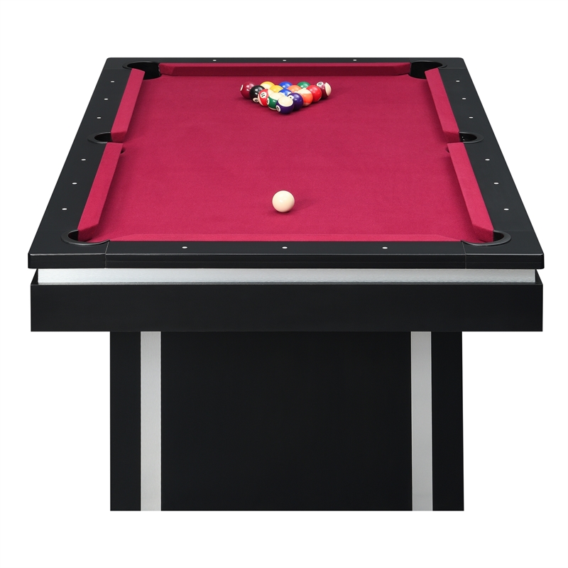 Picket House Furnishings Remy Billiard Table w/Burgundy Table Felt
