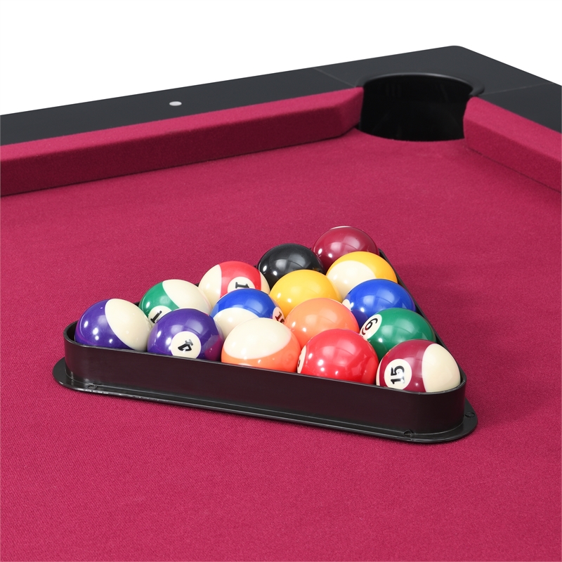 Picket House Furnishings Remy Billiard Table w/Burgundy Table Felt