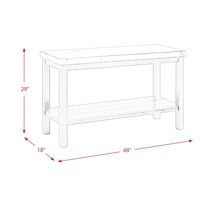 Picket House Furnishings Evie w/ White Top - Sofa Table
