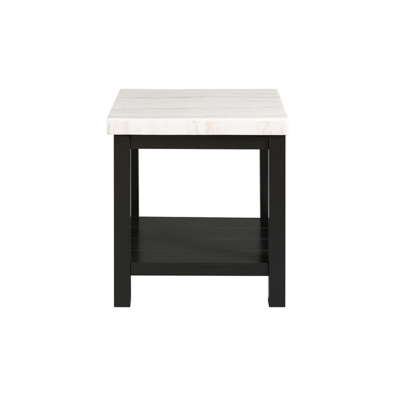 Picket House Furnishings Evie White Top End Table