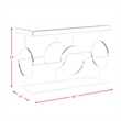 Picket House Furnishings Katie Rectangle Mirrored Sofa Table