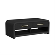 Picket House Furnishings Woodridge 3PC Occasional Table Set in Black with Grain