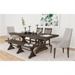 Picket House Furnishings Marietta Dining Table with 2x12