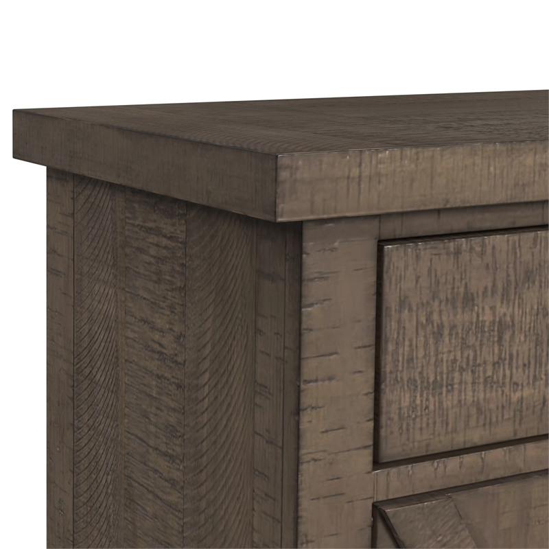 Picket House Furnishings Marietta Server in Medium Brown