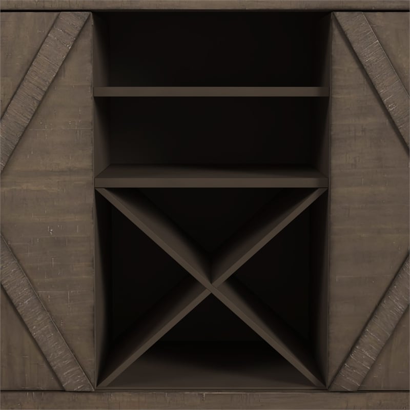 Picket House Furnishings Marietta Server in Medium Brown