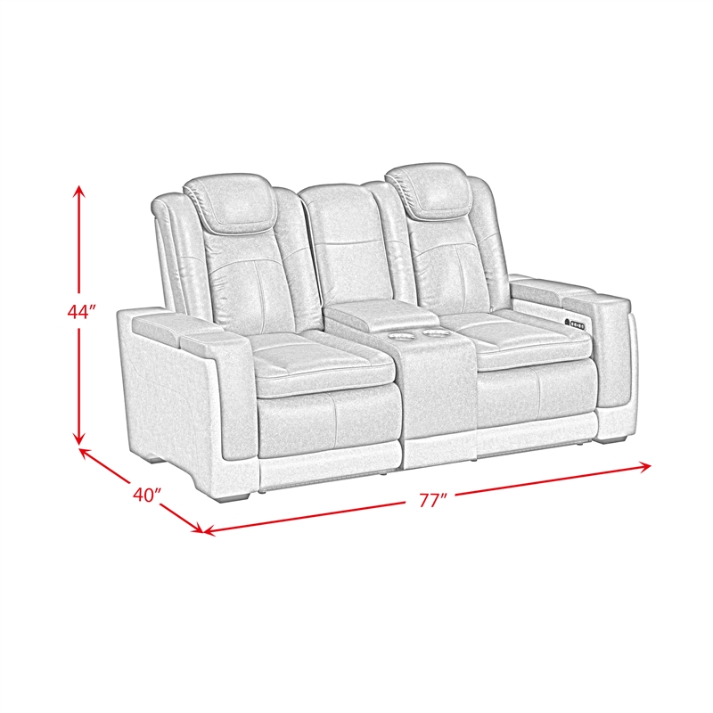 Picket House Furnishings Niven  3PC Living Room Set in Rocky Cement/Charcoal