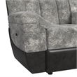 Picket House Furnishings Celeste 6PC Motion Sectional Set in Dillon/Shire Steel