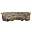 Picket House Furnishings Celeste 6PC Motion Sectional Set in Shire Cappuccino