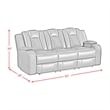 Picket House Furnishings Amias 3PC Living Room Set in Pebble Oyster
