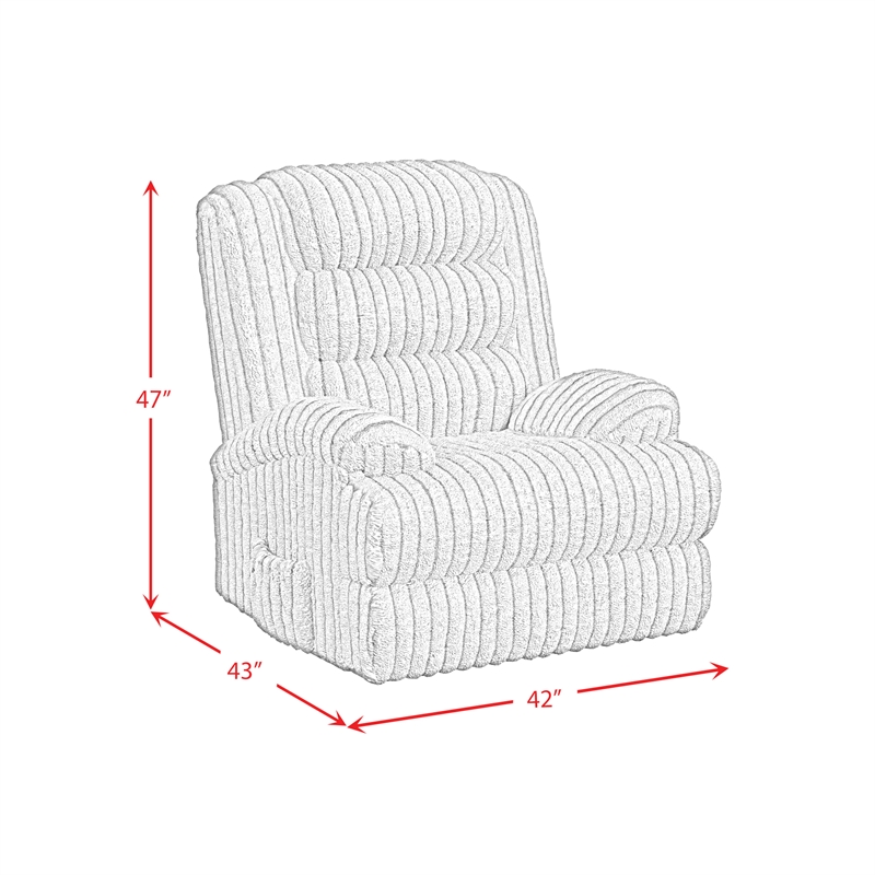 Picket House Furnishings Astra Power Lift Chair in Softcat Silver