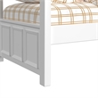 Brooklyn Kids Twin Over Twin Bunk with Ladder 3PC Bedroom Set in White