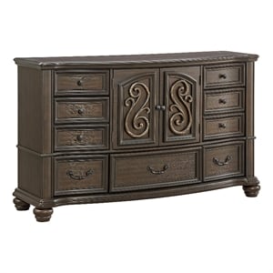 Picket House Furnishings Rosalinda 7-Drawer Dresser in Mahogany