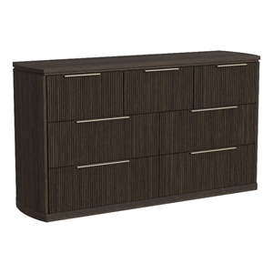 Picket House Furnishings Sutton 7-Drawer Dresser in Dark Brown