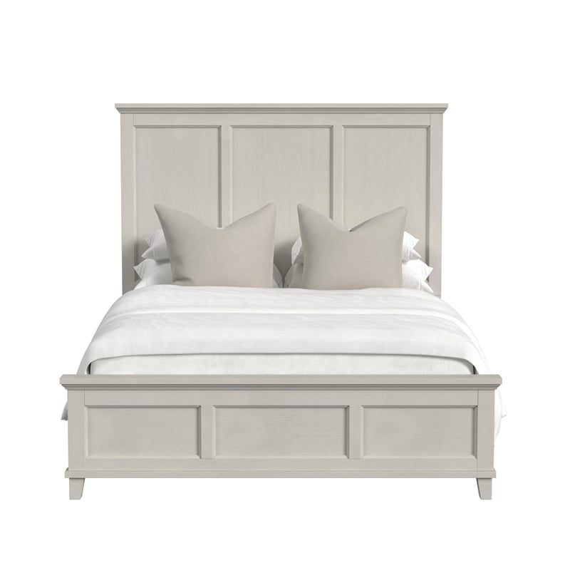 Picket House Furnishings Henrik Queen Panel Bed in Ivory