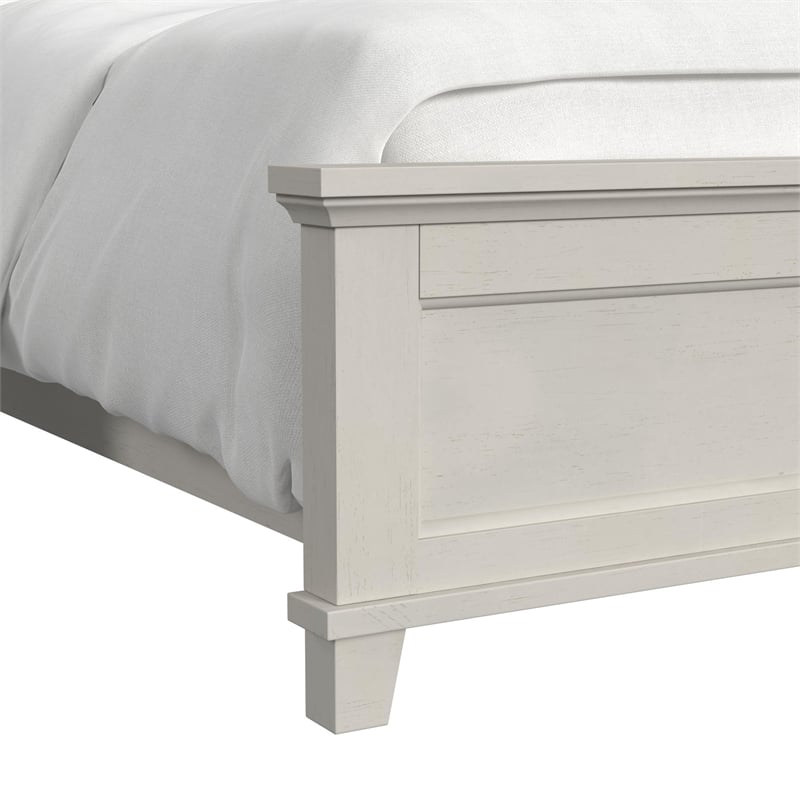 Picket House Furnishings Henrik Twin Panel Bed in Ivory