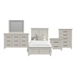 Henrik Twin Panel 5PC Bedroom Set in Ivory