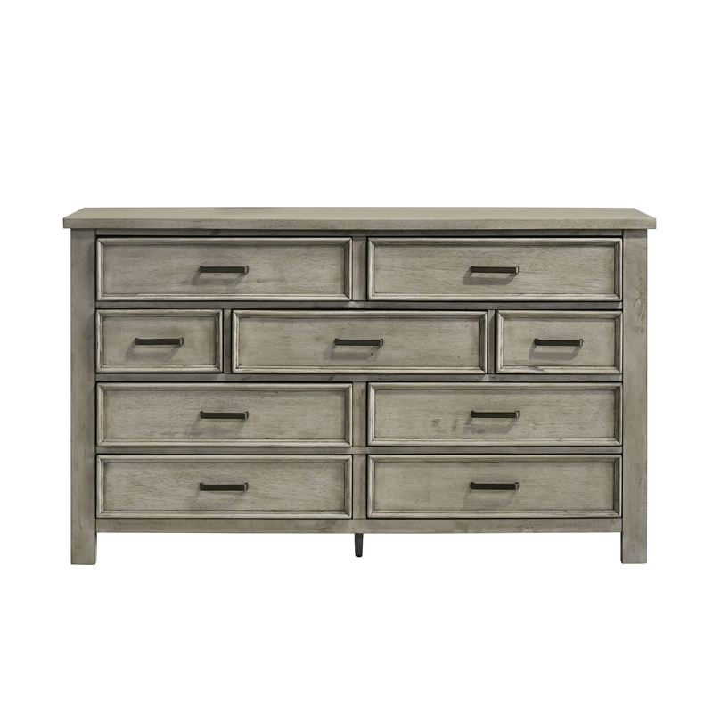 Picket House Furnishings Damen 9-Drawer Dresser in Drift Grey