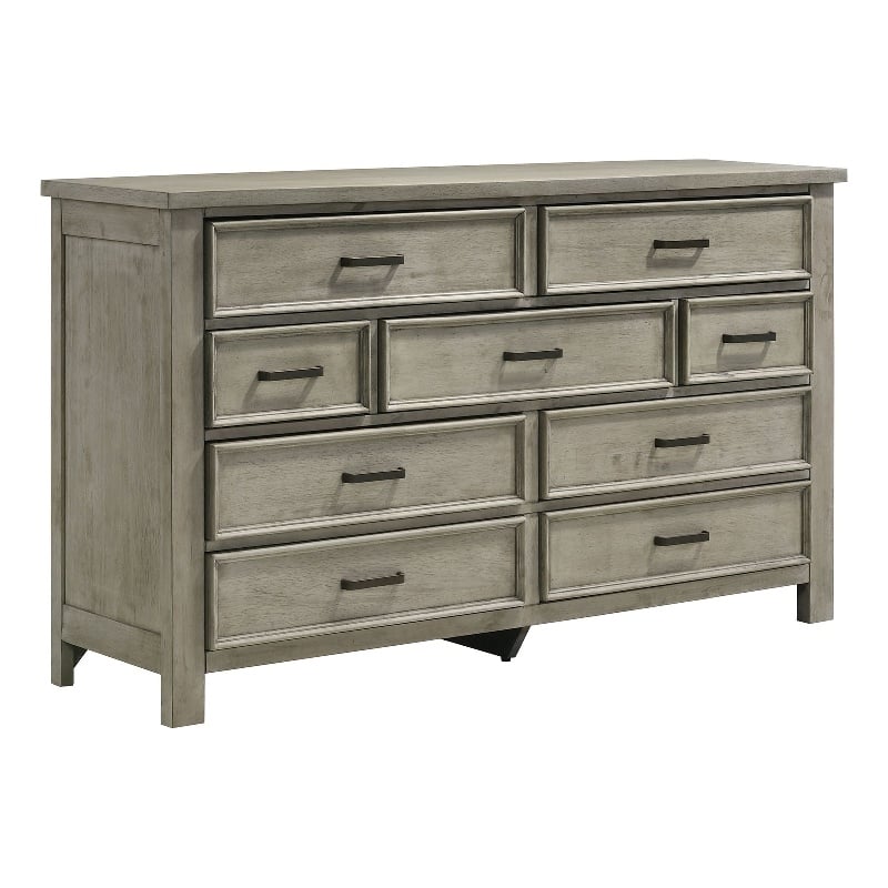 Picket House Furnishings Damen 9-Drawer Dresser in Drift Grey