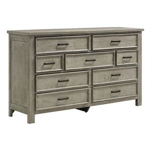 Picket House Furnishings Damen 9-Drawer Dresser in Drift Grey