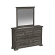 Hyde Twin Sleigh Storage 5PC Bedroom Set in Charcoal