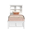 Brooklyn Kids Twin Bookcase Bed in White
