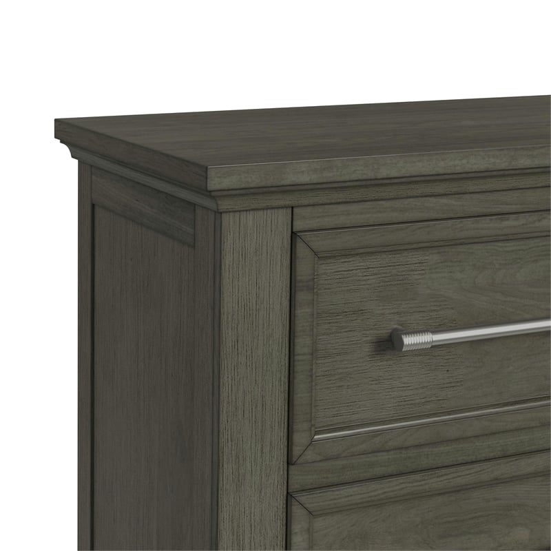 Henrik Full Panel 5PC Bedroom Set in Grey