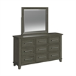Henrik Full Panel 5PC Bedroom Set in Grey