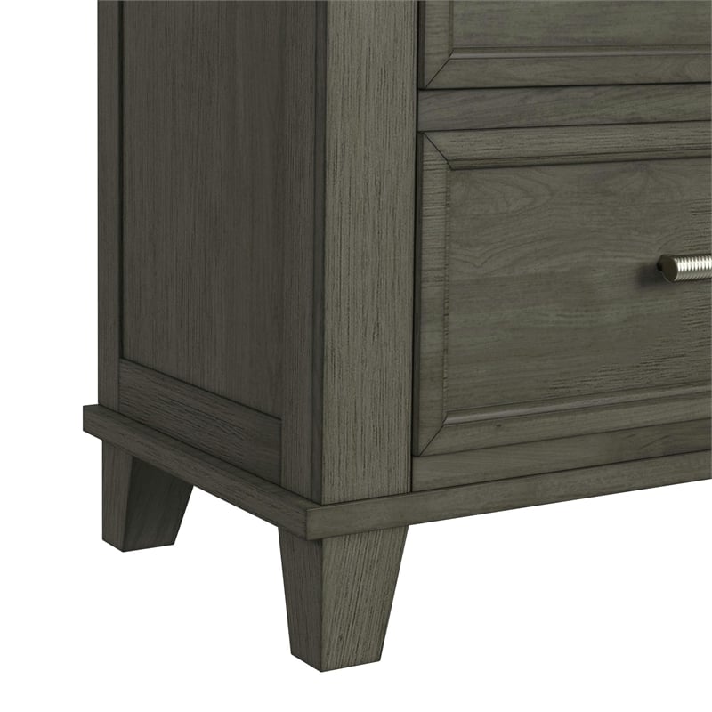 Henrik King Panel 5PC Bedroom Set in Grey