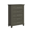 Henrik King Panel 5PC Bedroom Set in Grey