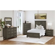 Picket House Furnishings Henrik Twin Panel Bed in Grey