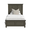 Picket House Furnishings Henrik Twin Panel Bed in Grey