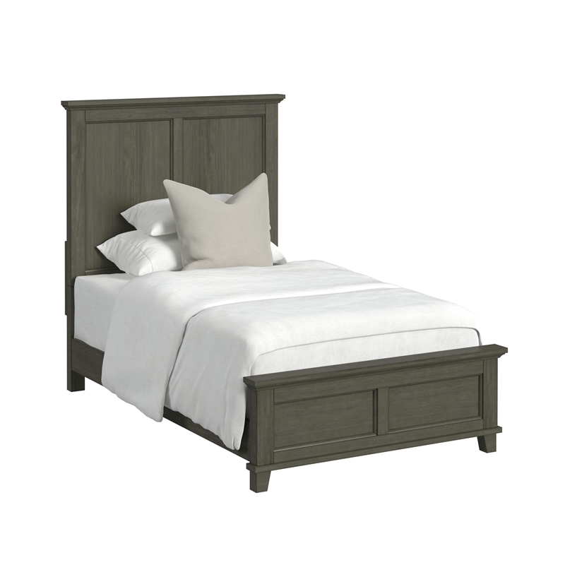 Henrik Twin Panel 5PC Bedroom Set in Grey
