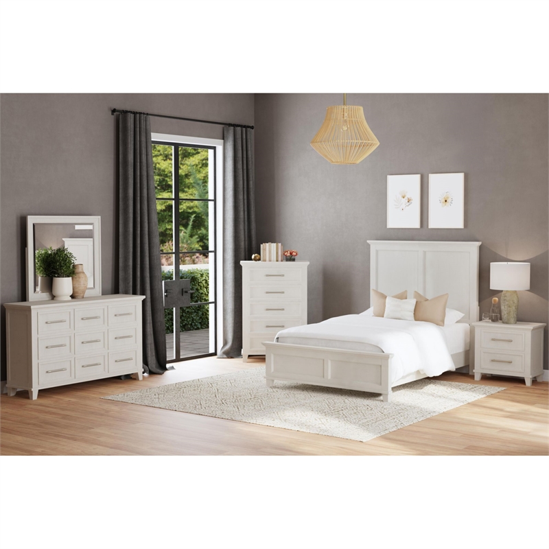 Henrik Full Panel 3PC Bedroom Set in Ivory