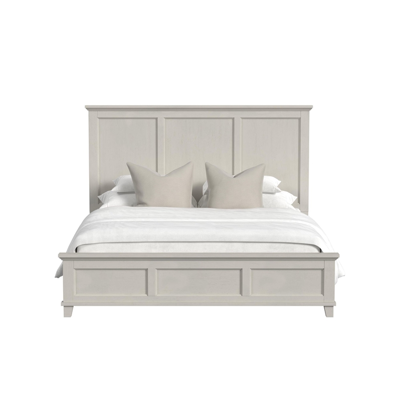 Picket House Furnishings Henrik King Panel Bed in Ivory