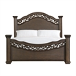 Picket House Furnishings Rosalinda King Panel Bed in Mahogany