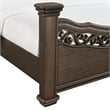 Picket House Furnishings Rosalinda Queen Panel Bed in Mahogany