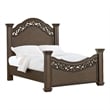 Picket House Furnishings Rosalinda Queen Panel Bed in Mahogany