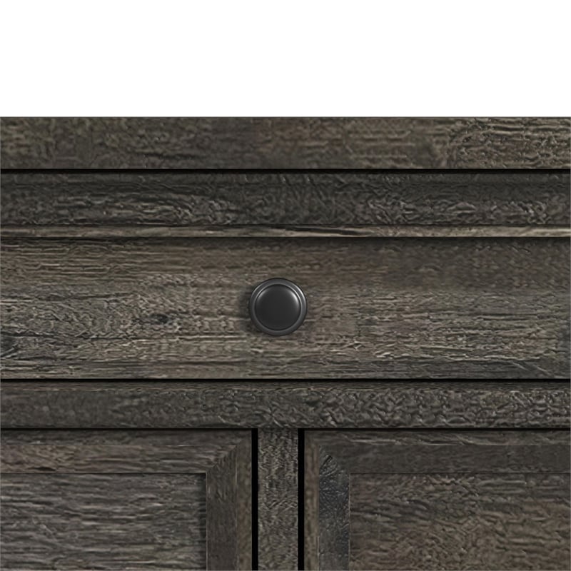 Hyde King Sleigh Storage 5PC Bedroom Set in Charcoal
