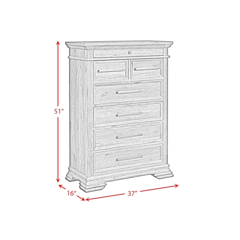 Hyde King Sleigh Storage 5PC Bedroom Set in Charcoal