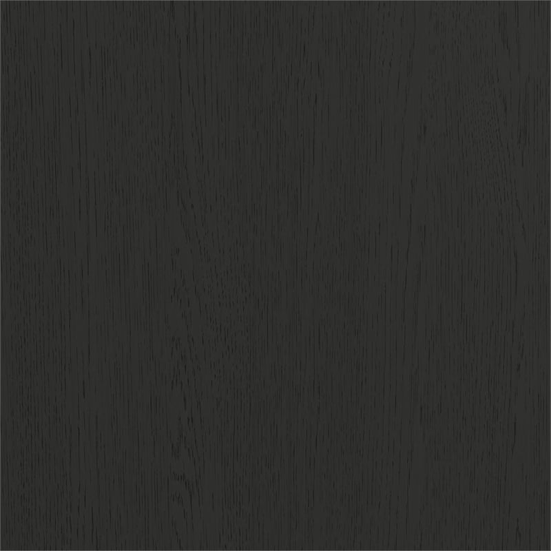 Woodridge  King Storage Bed in Black with Grain