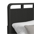 Woodridge  King Storage Bed in Black with Grain