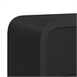 Woodridge  2-Drawer Nightstand with USB in Black with Grain