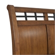 Joseph King Sleigh Storage Bed in Chestnut