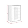 Picket House Furnishings Vega 5 Drawer Chest in Dual Tone