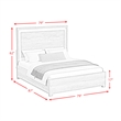 Picket House Furnishings Vega King Bed with LED in Dual Tone