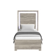 Picket House Furnishings Vega Twin Bed with LED in Dual Tone