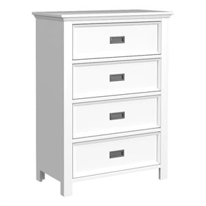 Brooklyn Kids 4-Drawer Chest in White