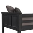 Brooklyn Kids Twin Over Twin Bunk with Ladder 3PC Bedroom Set in Charcoal