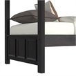 Brooklyn Kids Twin Over Twin Bunk with Ladder 5PC Bedroom Set in Charcoal