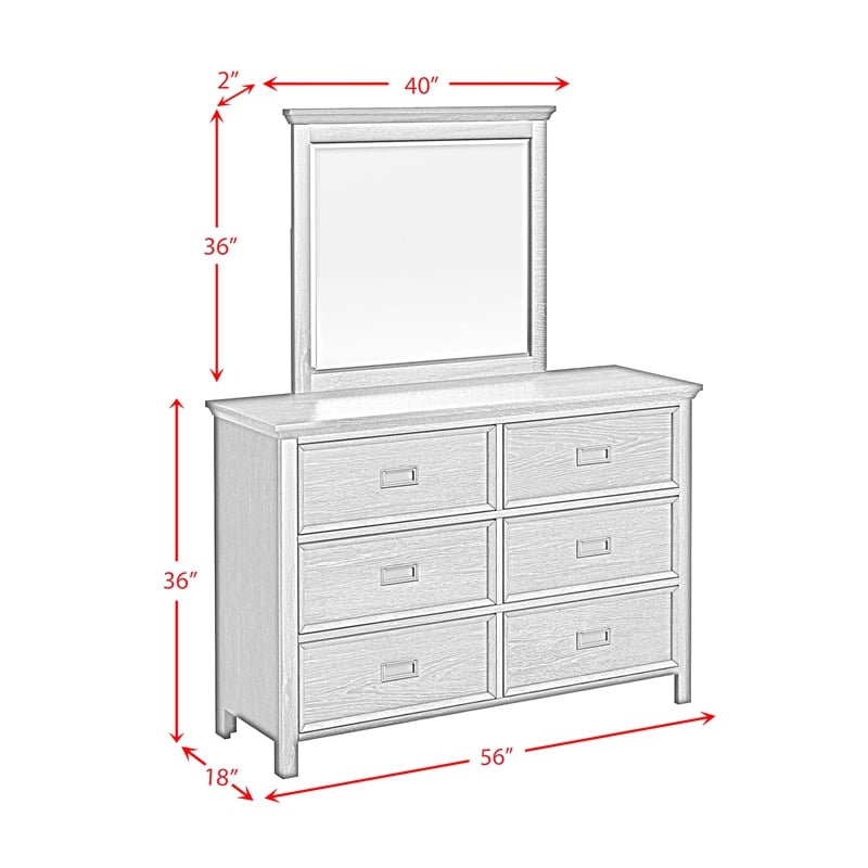 Brooklyn Kids Twin Over Twin Bunk with Ladder 5PC Bedroom Set in Charcoal